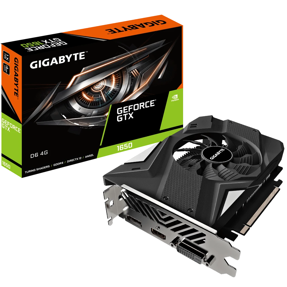 Gigabyte GeForce® GTX 1650 D6 4G  (Rev. 2.0)